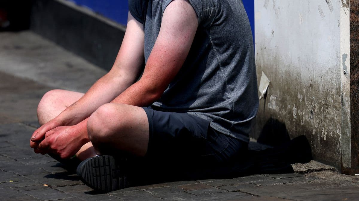 Manchester's homeless community struggles as city centre temperatures hit mid-30s
