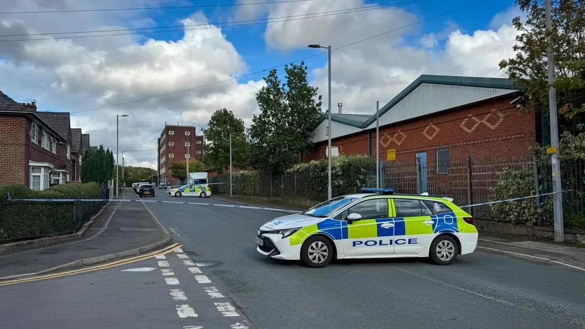 Teenager in hospital following stabbing on Harpurhey residential street