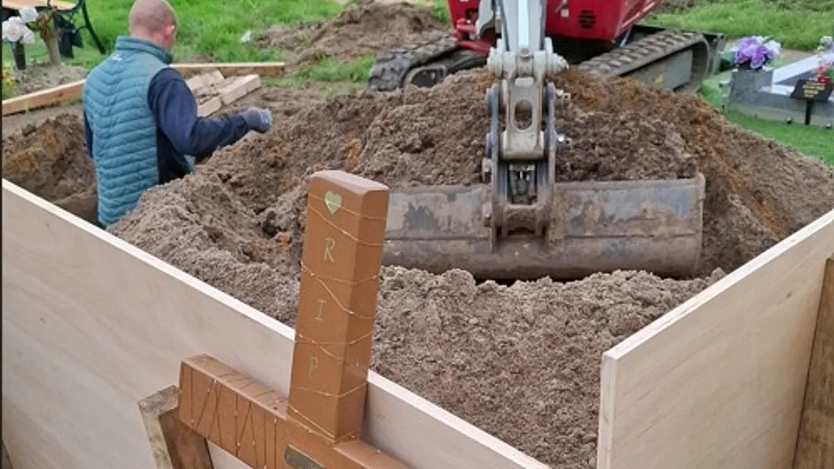 Family distressed after excavated soil dumped on grave at Southern Cemetery